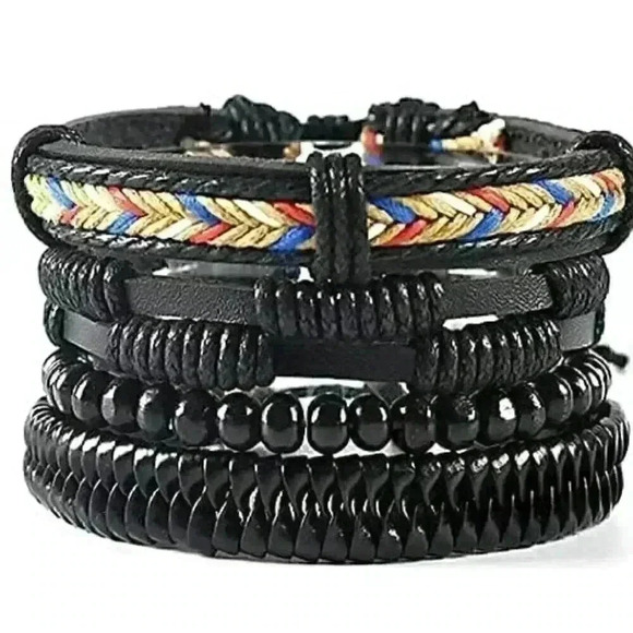 Jewelry - Braided Leather Bracelets for Men /Women